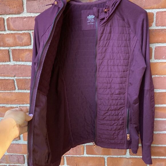 Maurices In Motion Deep Purple Quilted Jacket - Picture 2 of 6
